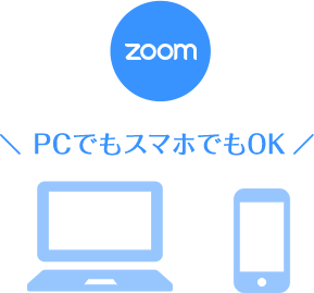 Zoom参加　PCでもスマホでもOK